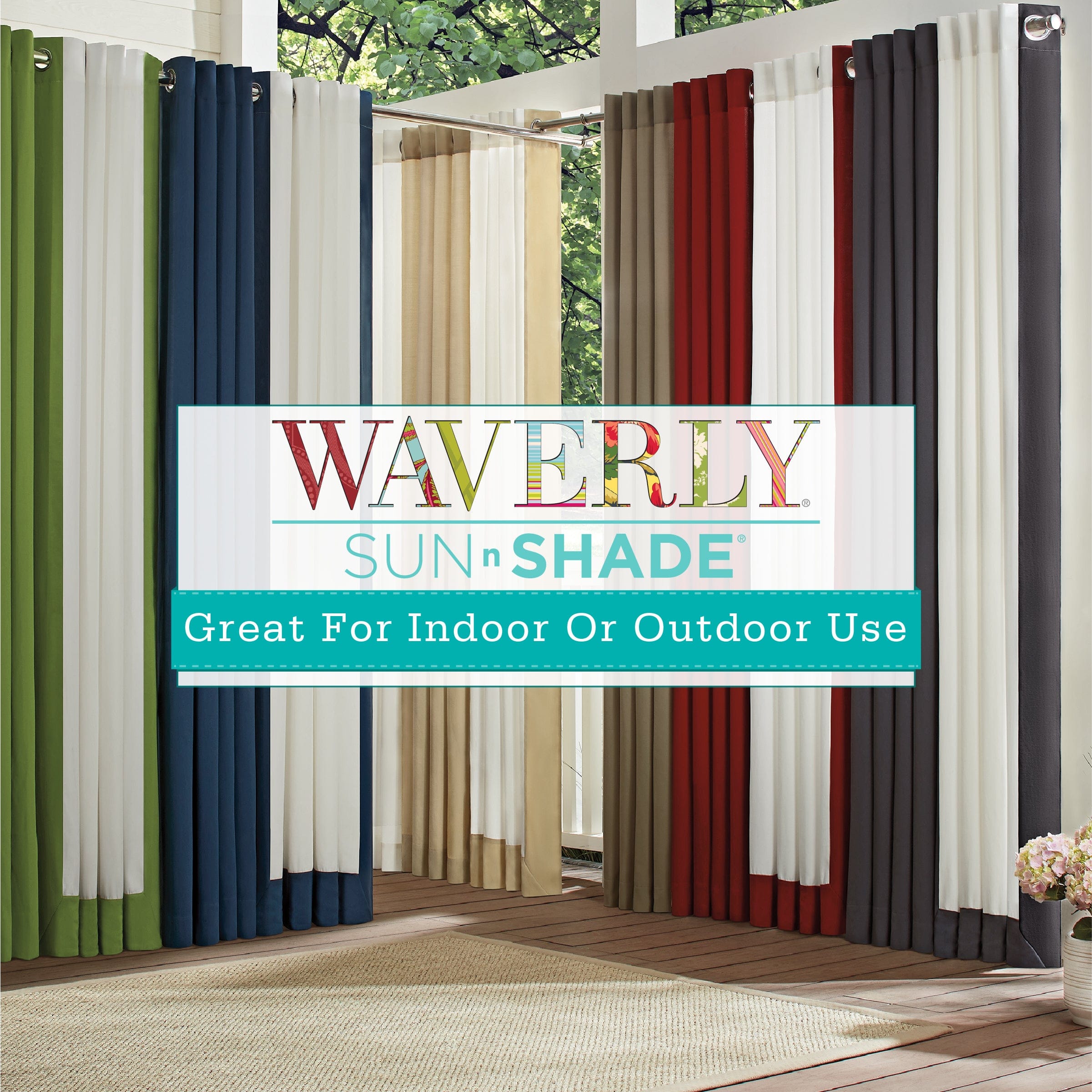 Traditions by shops Waverly Wind Fabric Shower Curtain 70