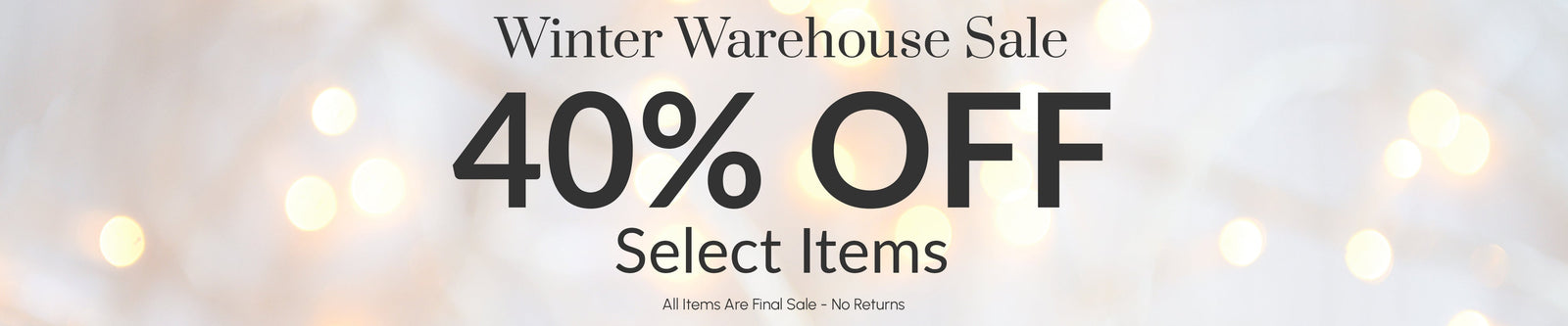 SureFit Warehouse Sale