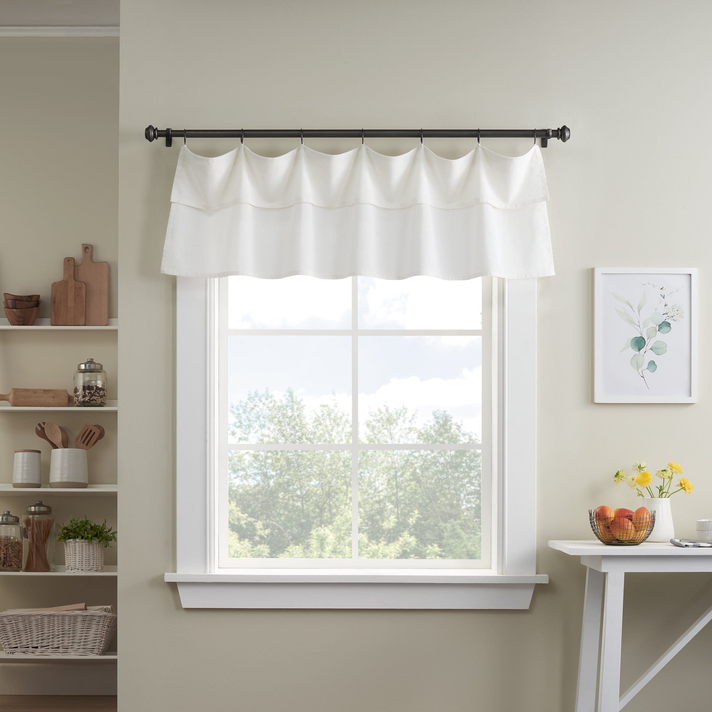 Mercantile Drop Cloth® Solid Valance – SureFit