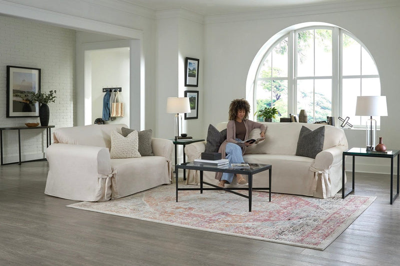  Surefit Sure FIT Non-Slip/Waterproof Sofa Furniture Cover Blue  : Home & Kitchen