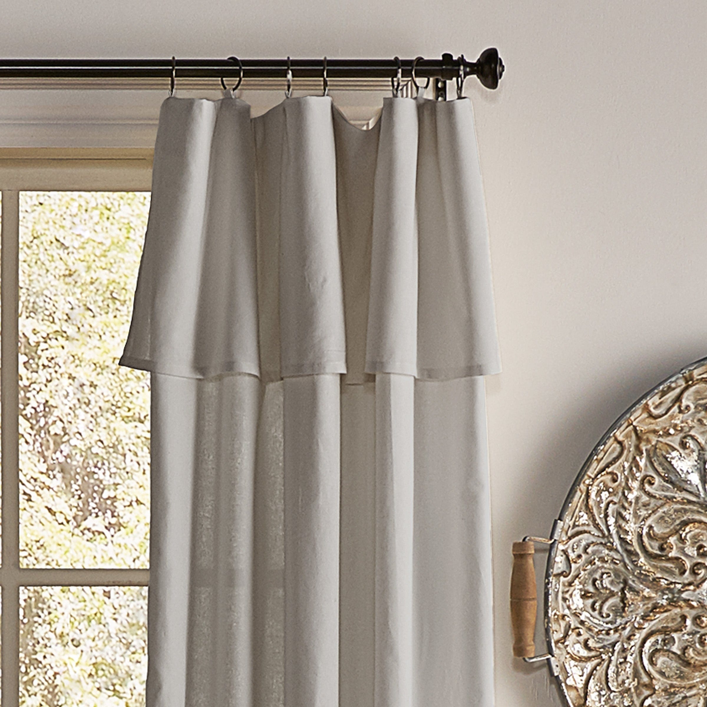 Set of fashion 4 Waverly Curtains w/rings!