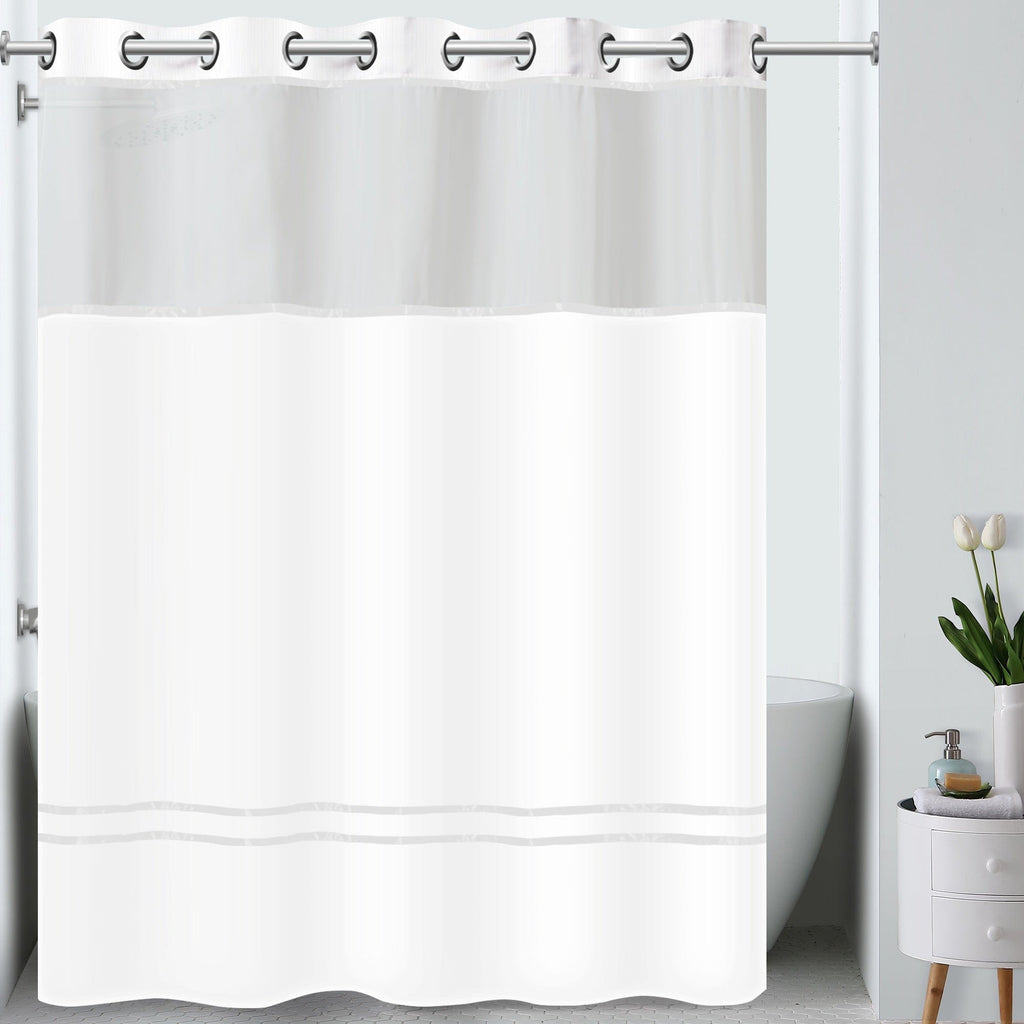 Hookless® Escape Fabric Shower Curtain